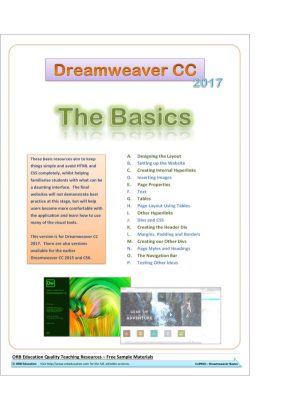 Dreamweaver CC 2017 Basics