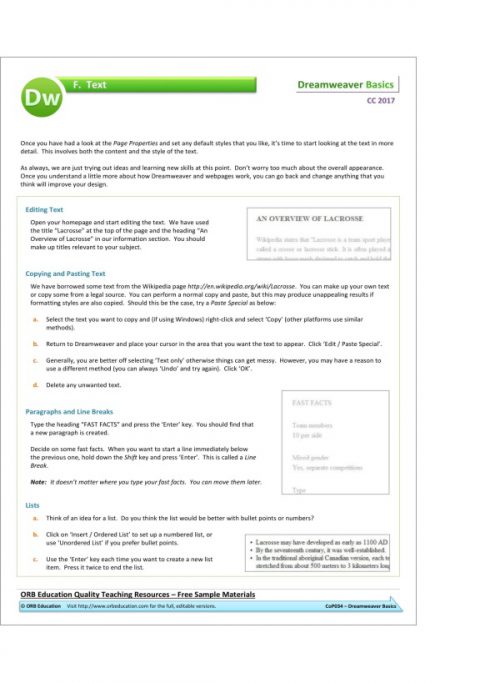 Dreamweaver CC 2017 Basics - Image 3