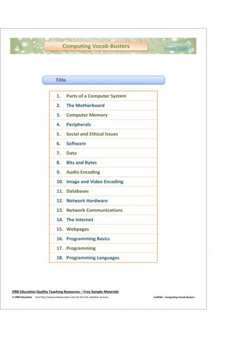 Computing Vocab Busters - Image 2