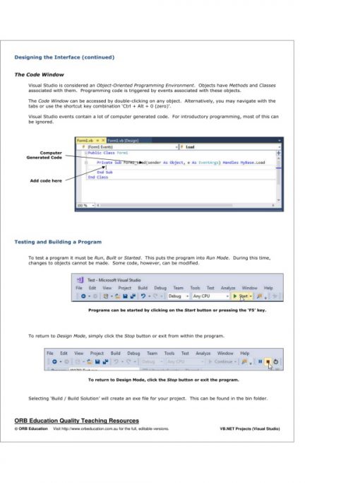 VB.NET Projects 1-3 (Visual Studio) - Image 6