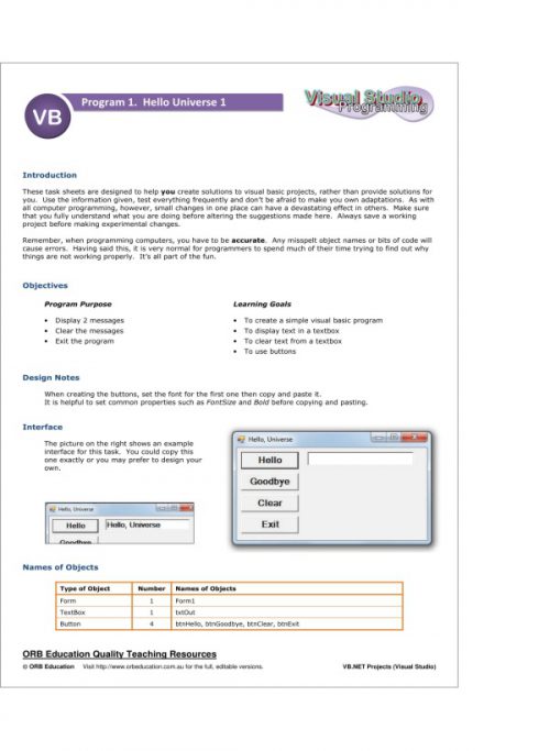 VB.NET Projects 1-3 (Visual Studio) - Image 7
