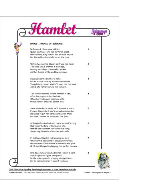 Shakespeare in Rhyme 2