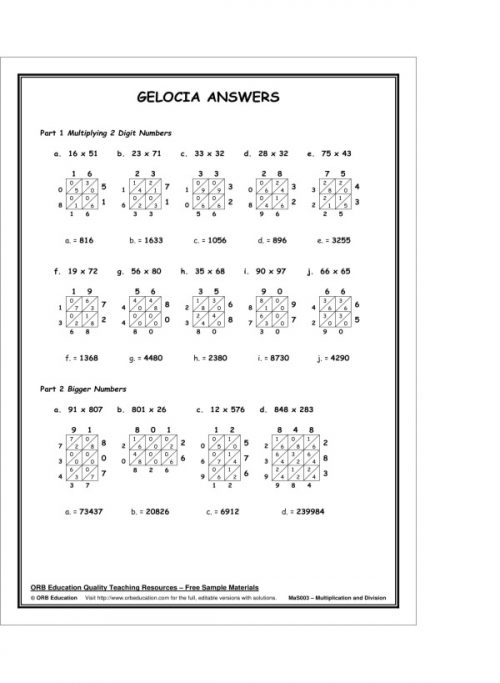 Multiplication and Division - Image 2
