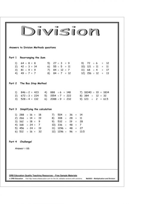 Multiplication and Division - Image 4