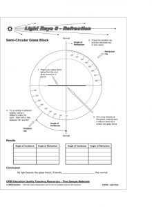 Label Light Rays Science Light Rays – ORB Education Australia