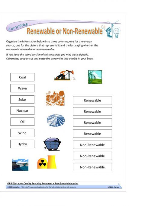 Energy Resources (Yrs 7-8 Science Grab Bags) - Image 2