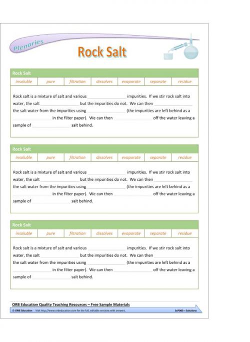 Solutions (Yrs 7-8 Science Grab Bags) - Image 3