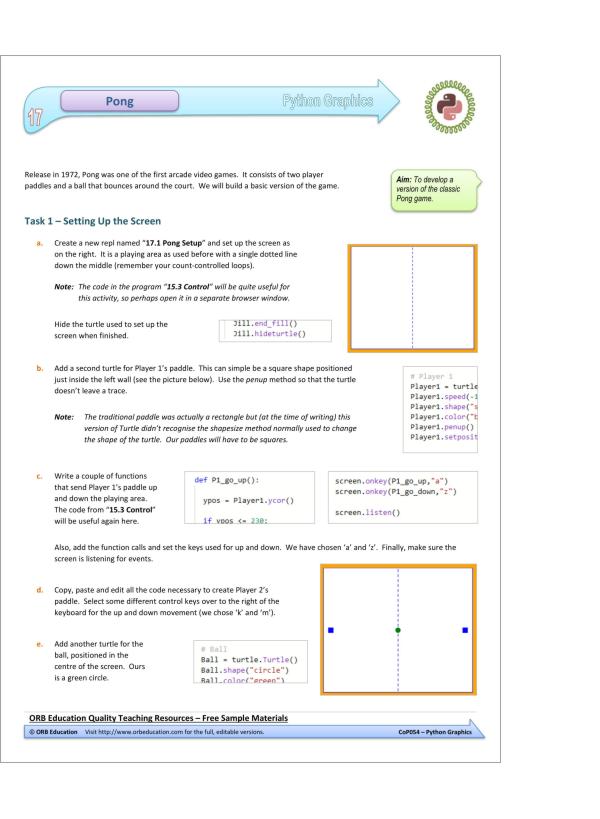 Python Graphics β ORB Education Australia