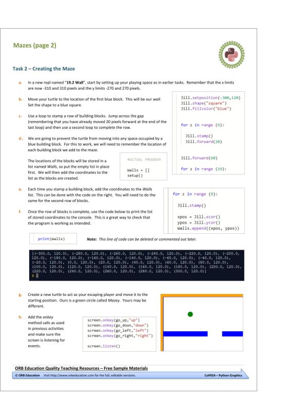 Python Graphics – ORB Education Australia