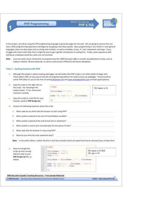Web Coding - PHP & SQL - Image 3