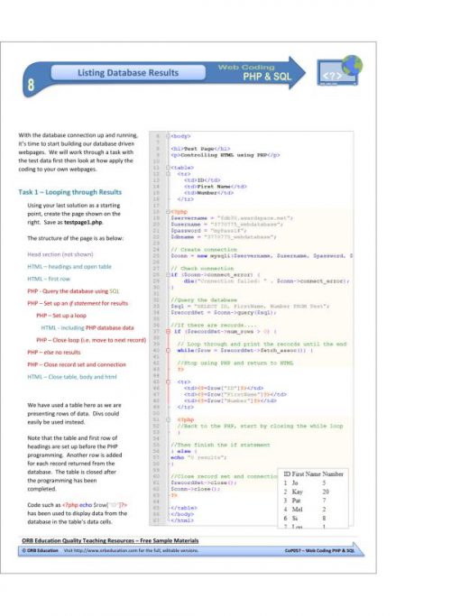 Web Coding - PHP & SQL - Image 7