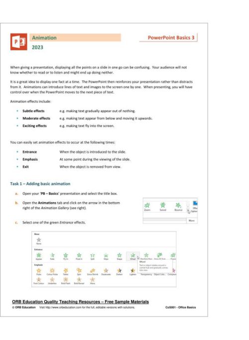 MS Office Basics 2023 - Image 20