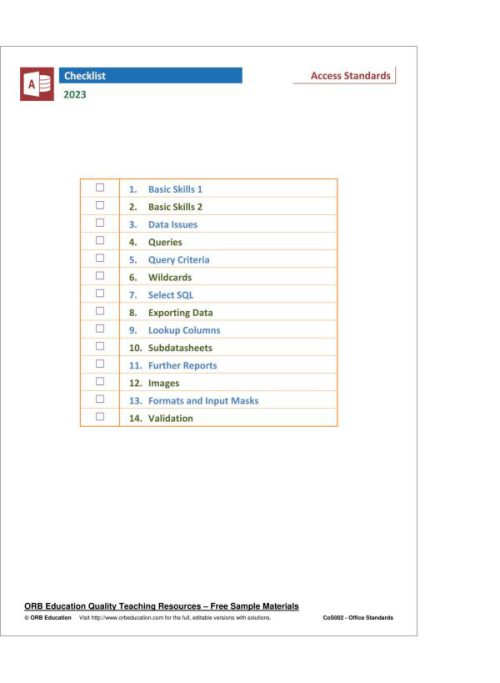MS Office Standards 2023 - Image 9