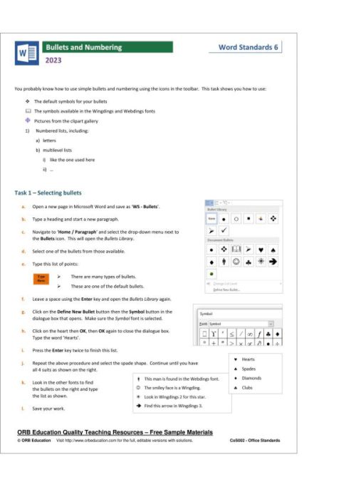 MS Office Standards 2023 - Image 17