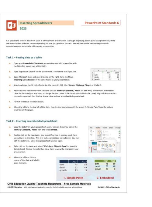 MS Office Standards 2023 - Image 23