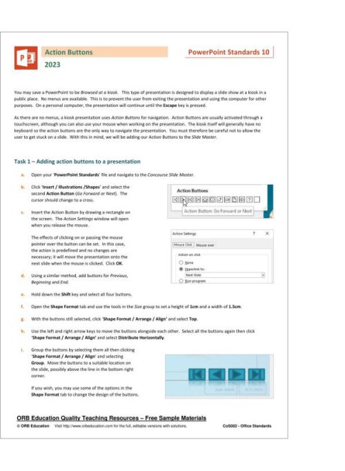 MS Office Standards 2023 - Image 25