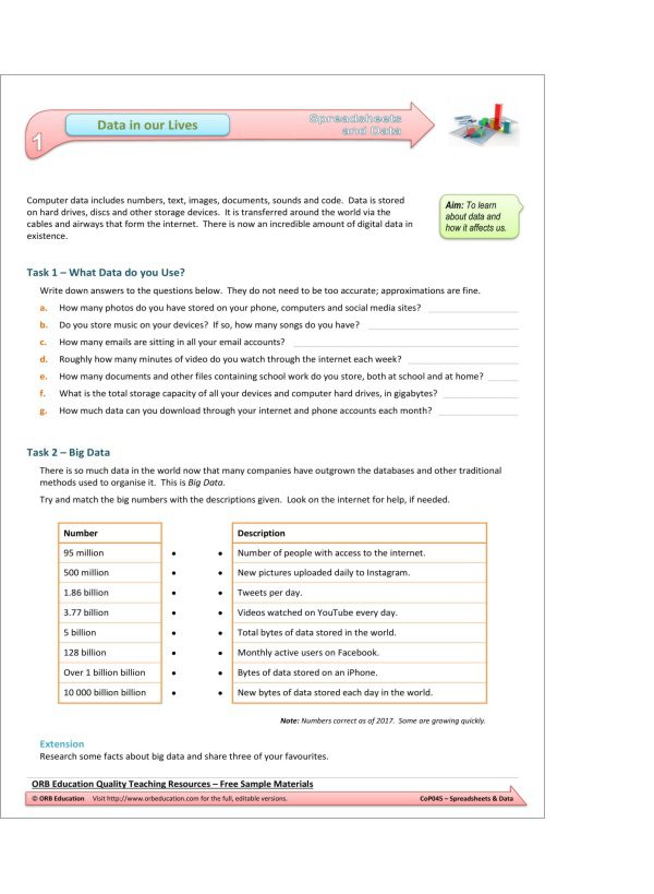 Spreadsheets and Data - Image 3