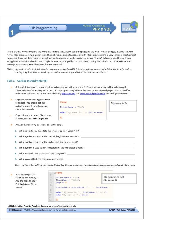 Web Coding - PHP & SQL - Image 3