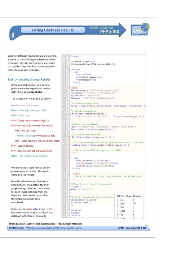 Web Coding - PHP & SQL - Image 7