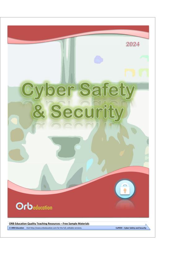 Cyber Safety and Security 2024 (Yrs 7-8)