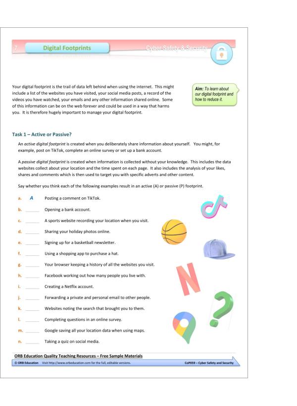 Cyber Safety and Security 2024 (Yrs 7-8) - Image 5
