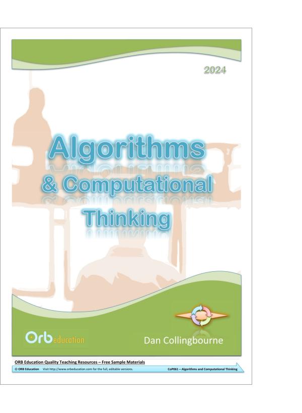 Algorithms and Computational Thinking 2024 (Yrs 7-8)