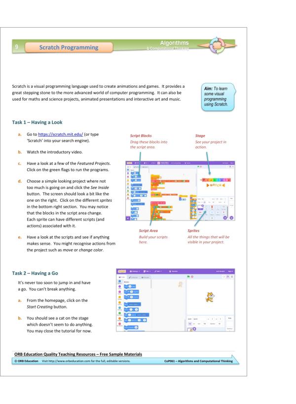 Algorithms and Computational Thinking 2024 (Yrs 7-8) - Image 5