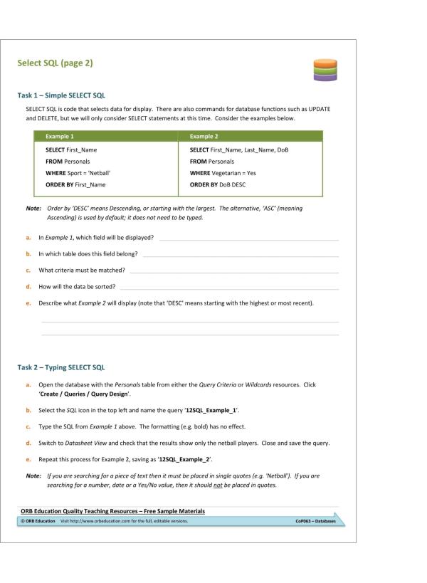Databases 2025 (Yrs 7-8) - Image 6