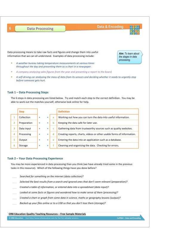 Data and Encoding 2025 (Yrs 7-8) - Image 5