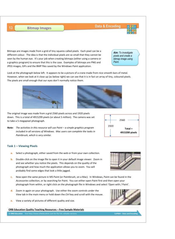 Data and Encoding 2025 (Yrs 7-8) - Image 8