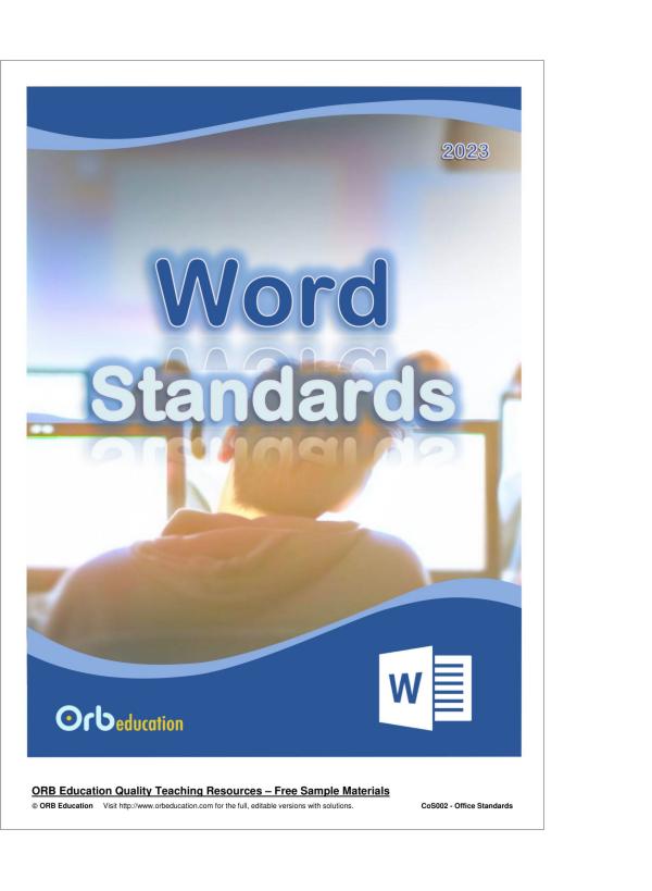 MS Office Standards 2023 - Image 14