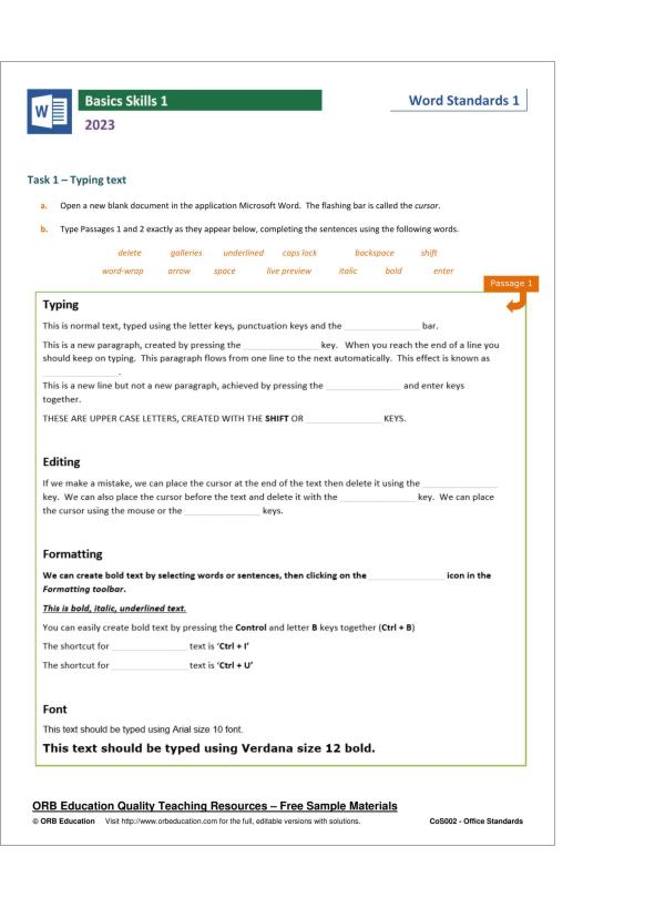 MS Office Standards 2023 - Image 16