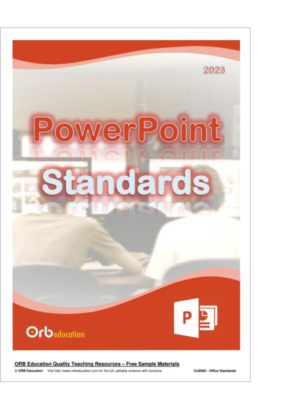 MS Office Standards 2023 - Image 20
