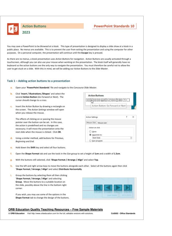 MS Office Standards 2023 - Image 25