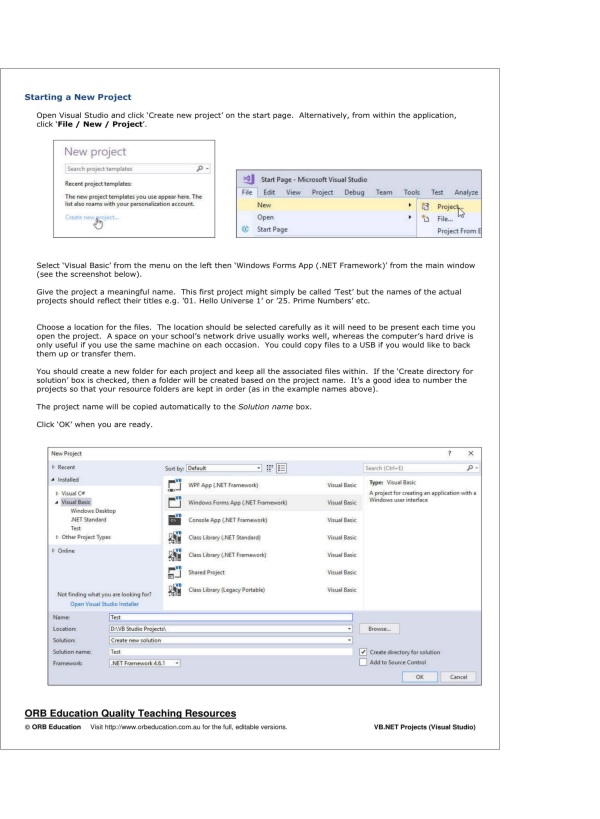 VB.NET Projects 1-3 (Visual Studio) - Image 2