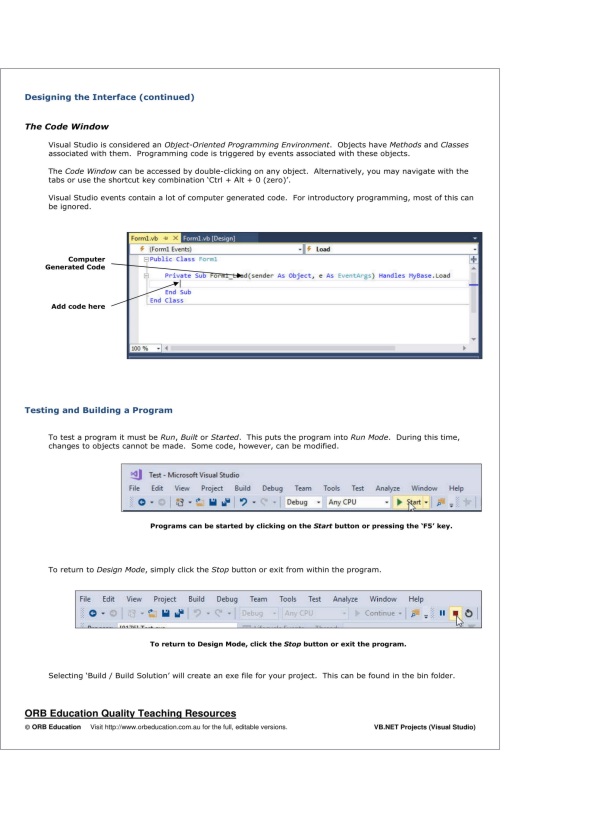 VB.NET Projects 1-3 (Visual Studio) - Image 6