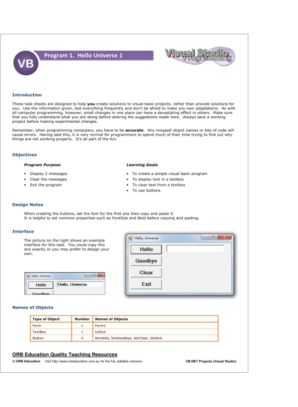 VB.NET Projects 1-3 (Visual Studio) - Image 7