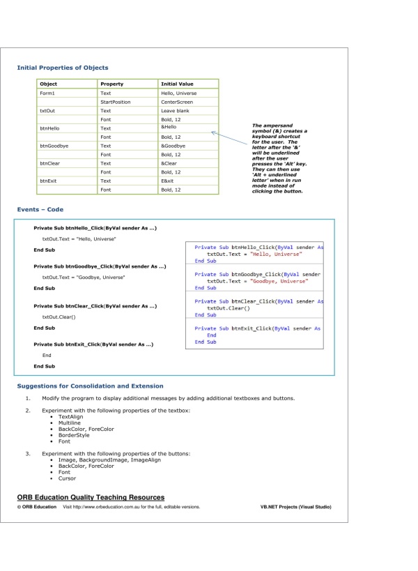 VB.NET Projects 1-3 (Visual Studio) - Image 8