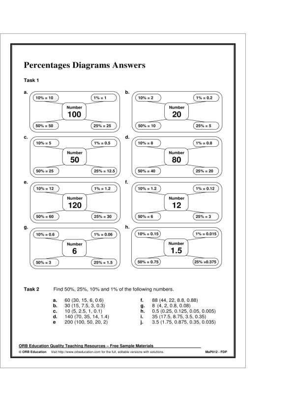 Fractions, Decimals, %s - Image 3