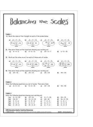 Solving Equations