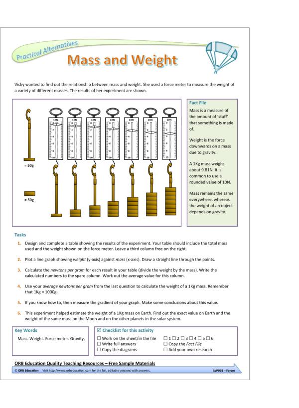 Forces (Yrs 7-8 Science Grab Bags) - Image 2